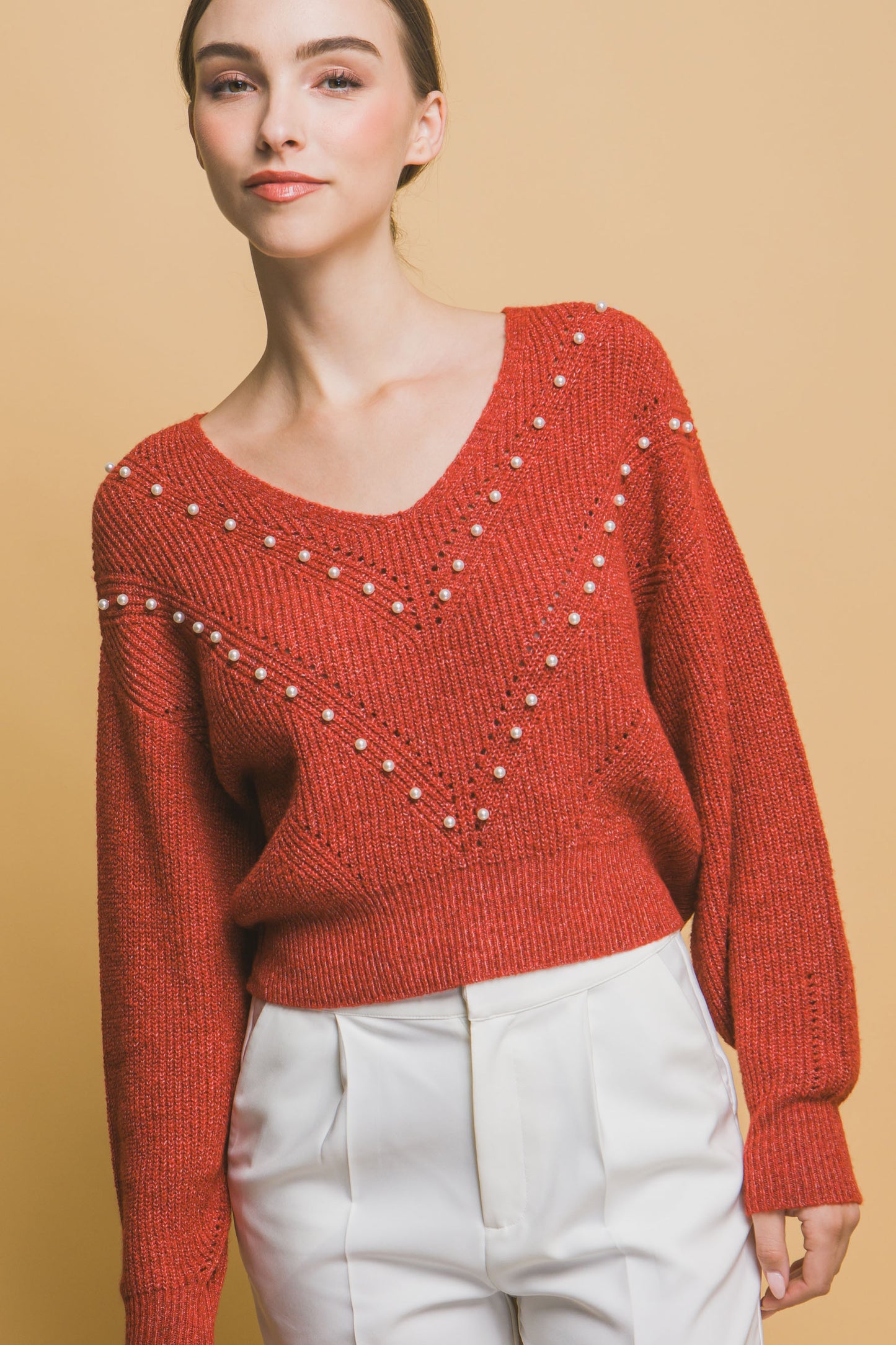 pearl sweater