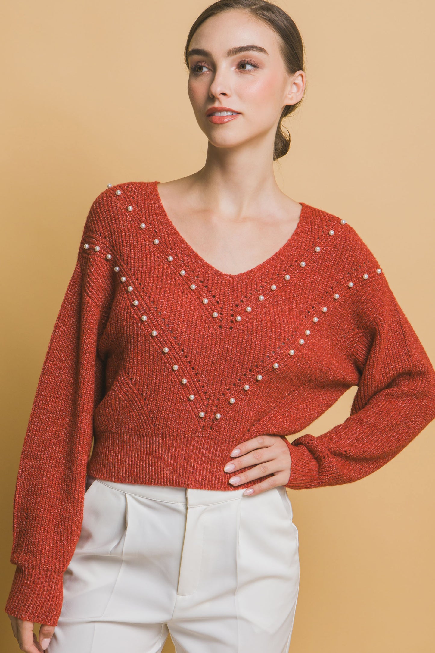 pearl sweater