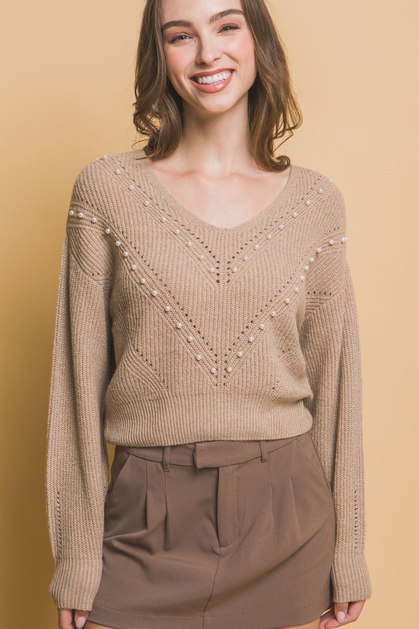 pearl sweater