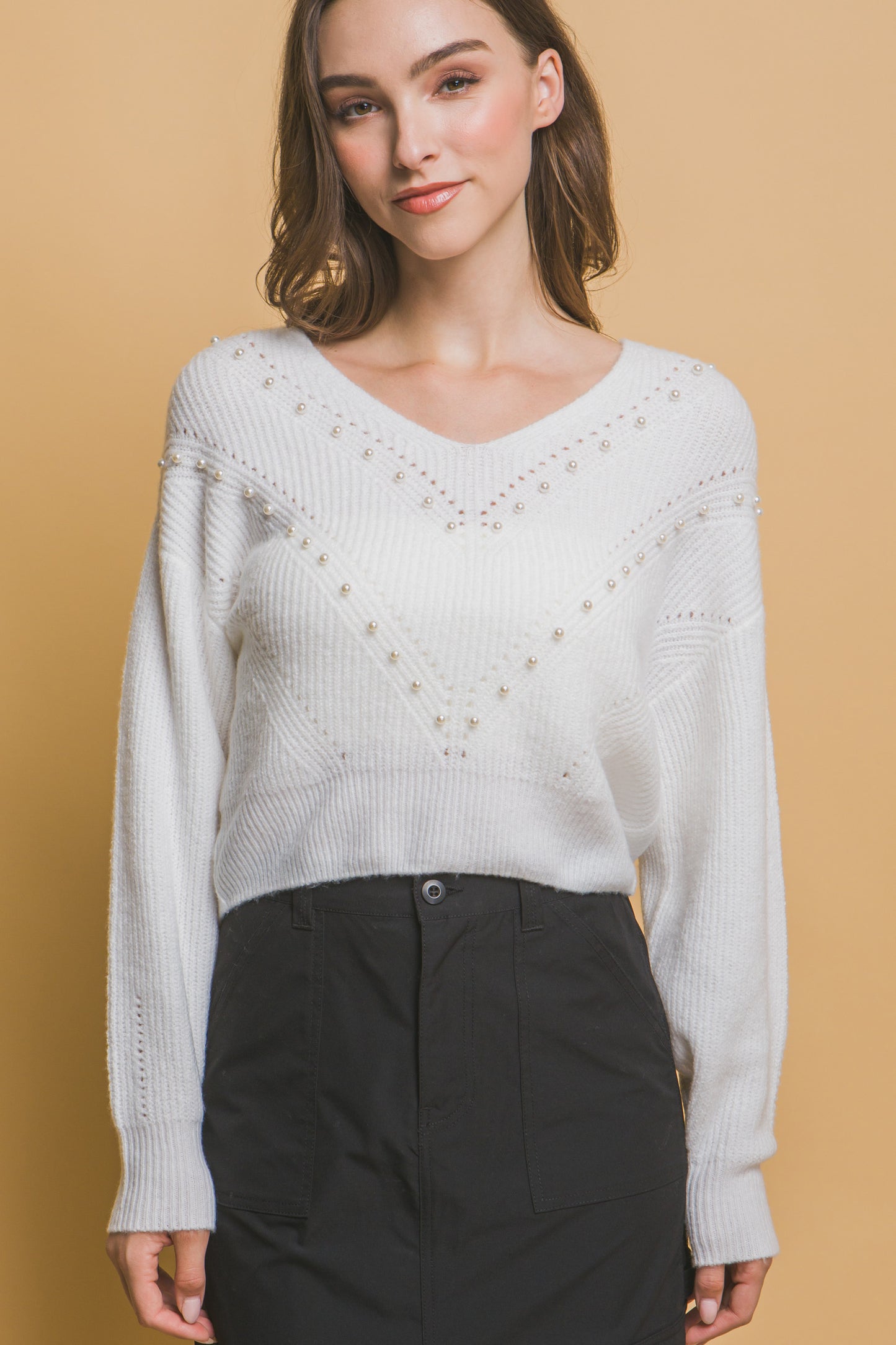 pearl sweater