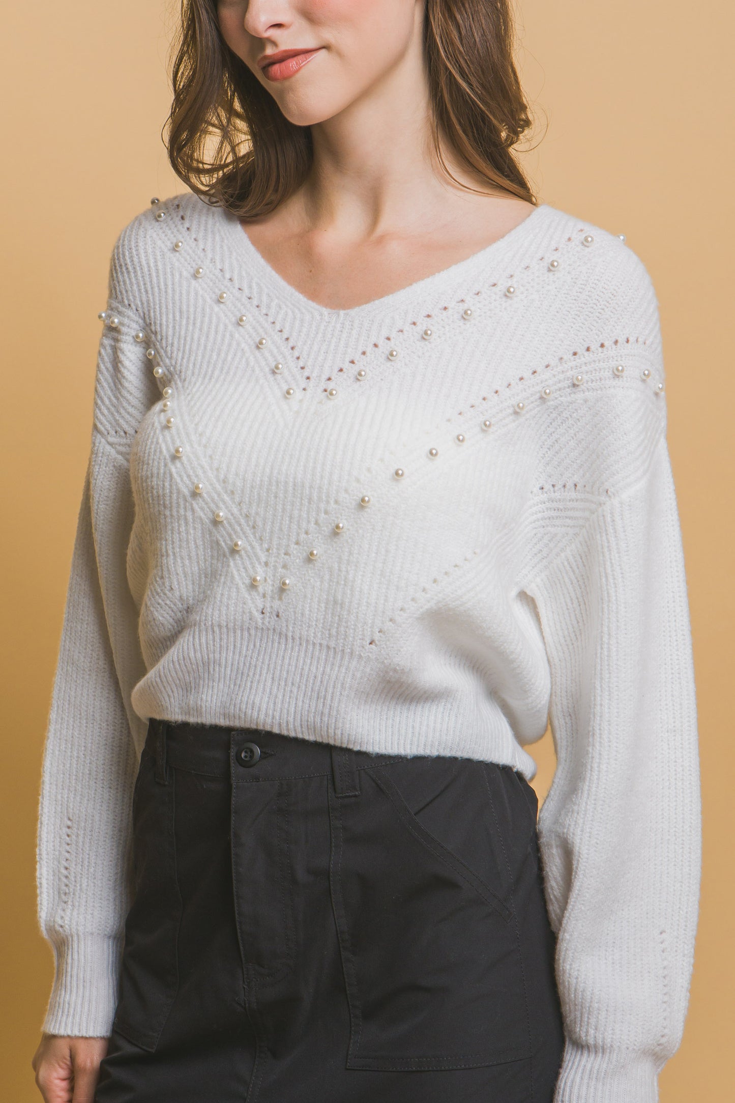 pearl sweater