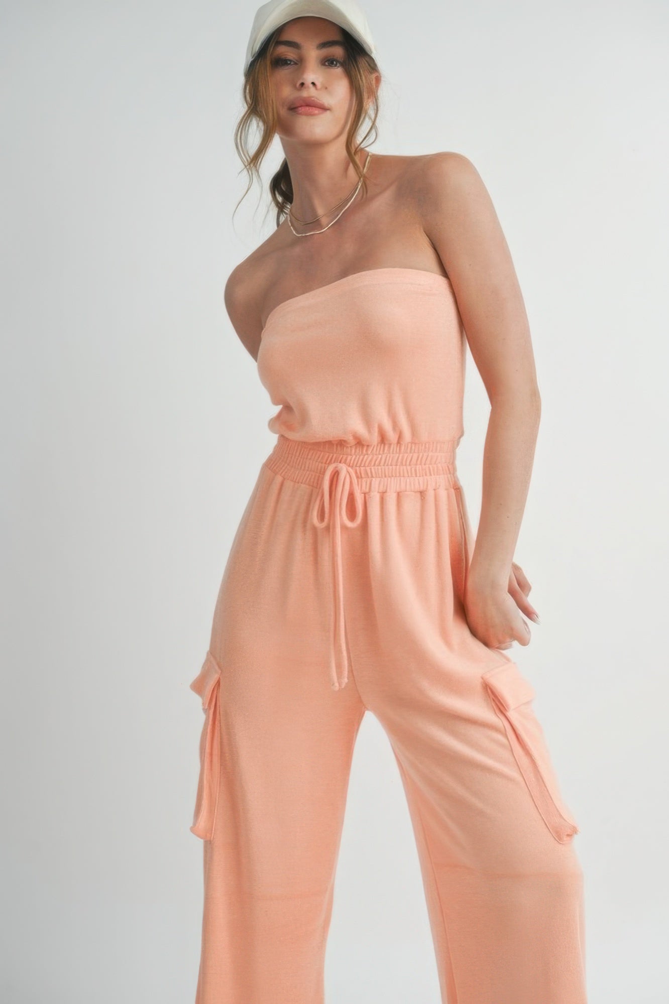 tube top jumpsuit romper